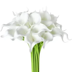White artificial Flower