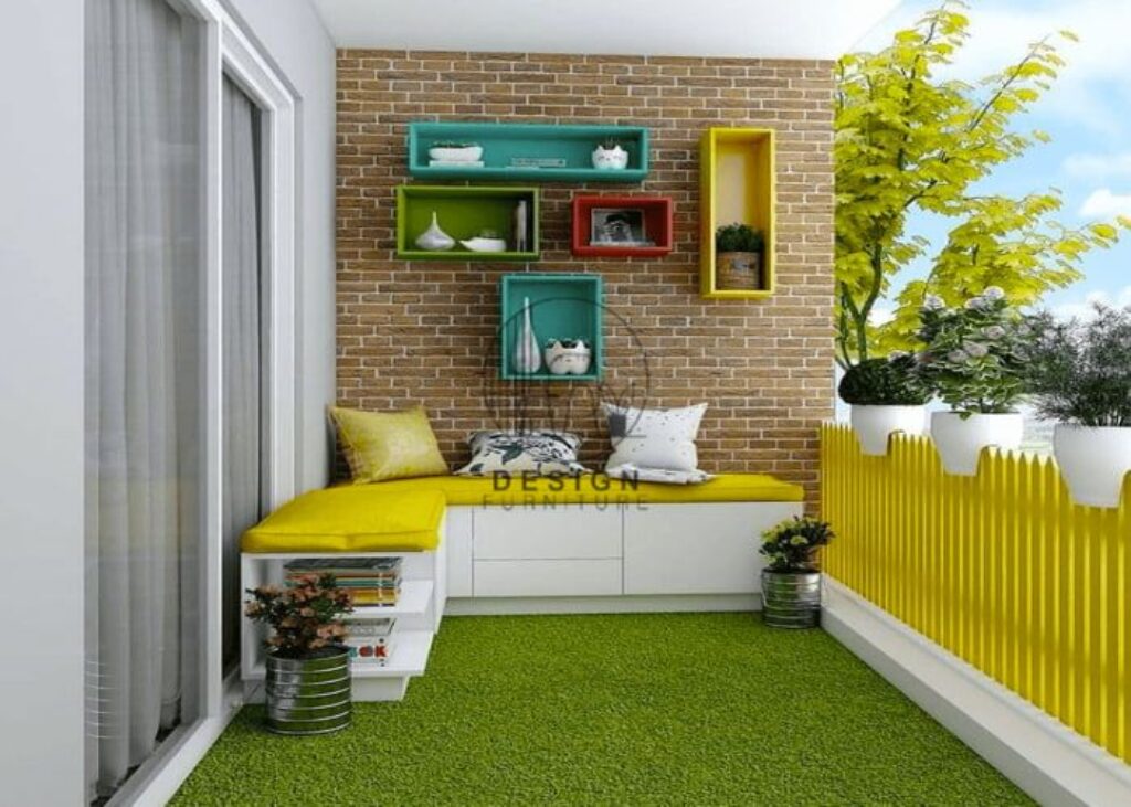 artificial grass balcony by gardengreen.au