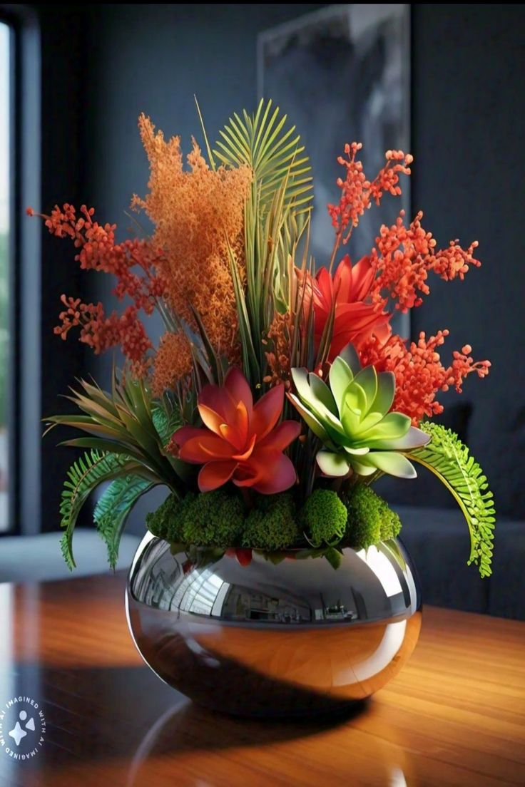 vase and flowers ideas by gardengreen