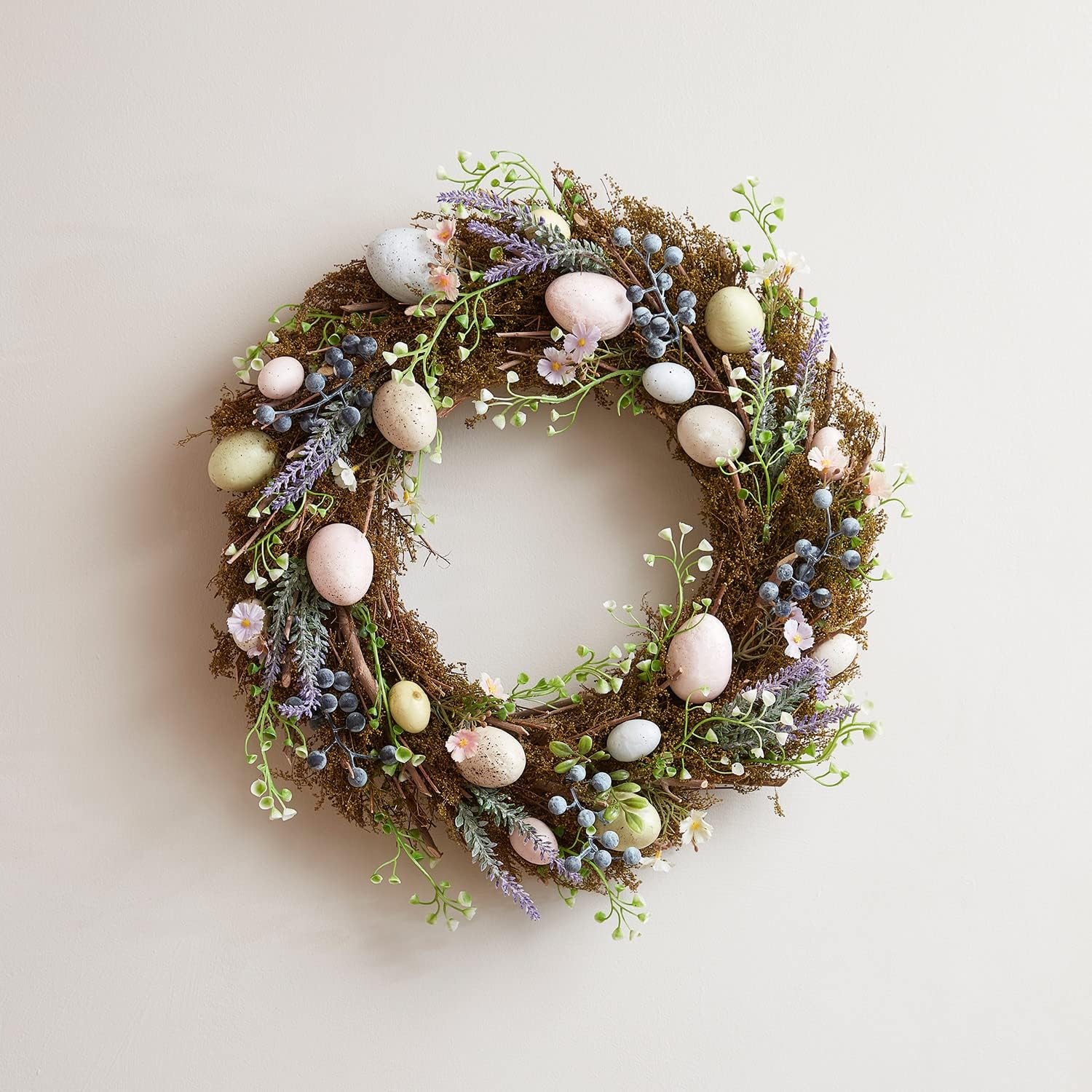 Easter Artificial floral wreath.