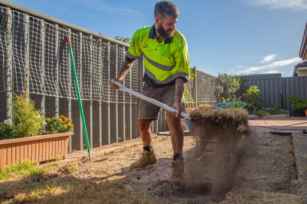 preparing the site 