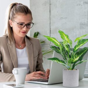 Artificial Plants Potted Plants for Indoor Home Office Kitchen Bathroom