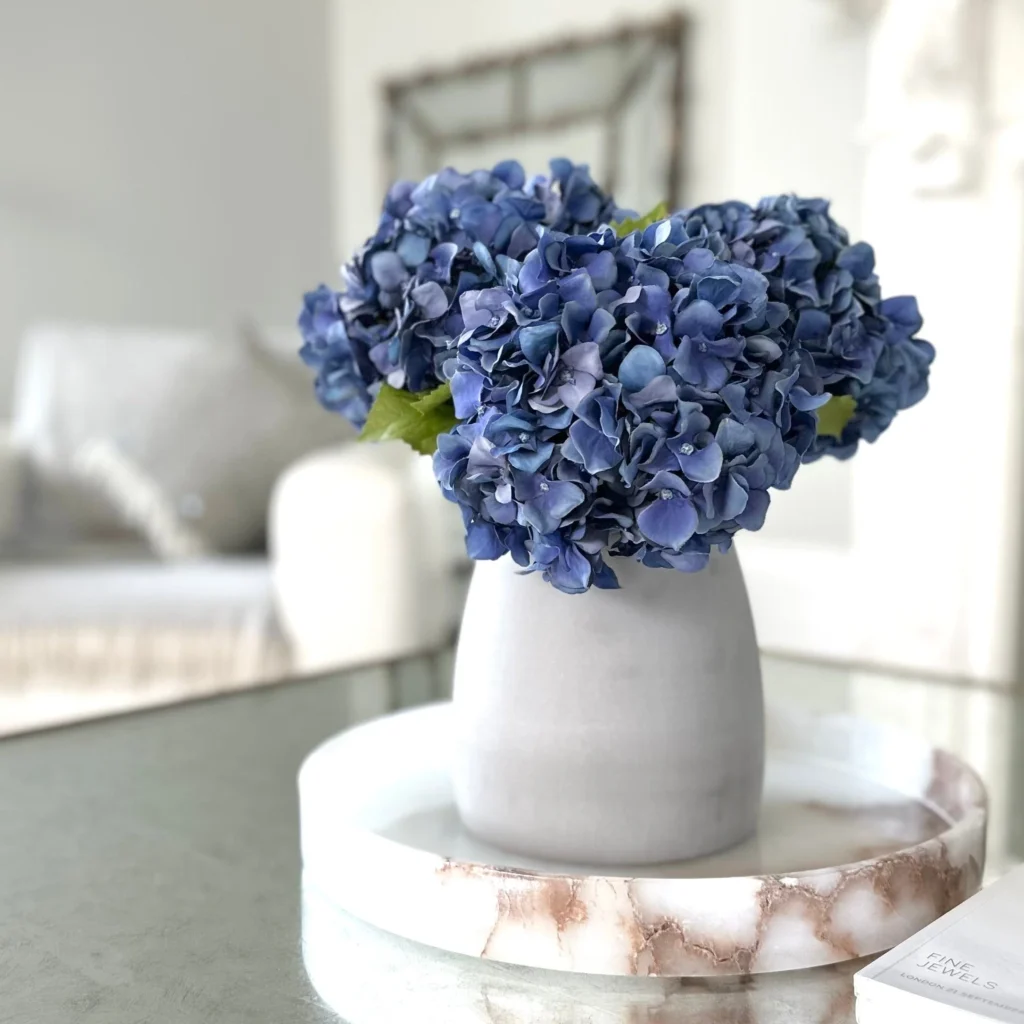 blue beauty, Artificial Blue Hydrangea Flowers 