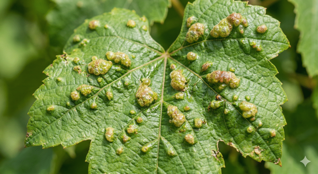 bubbles on Syzygium Australe leaves