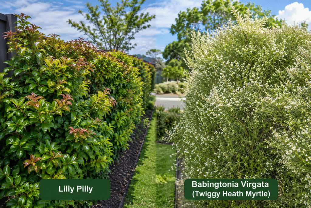 Lilly Pilly vs Babingtonia Virgata (Twiggy Heath Myrtle)