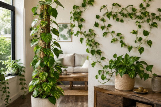do not hang it from a basket, the plant saves energy and keeps its leaves small.