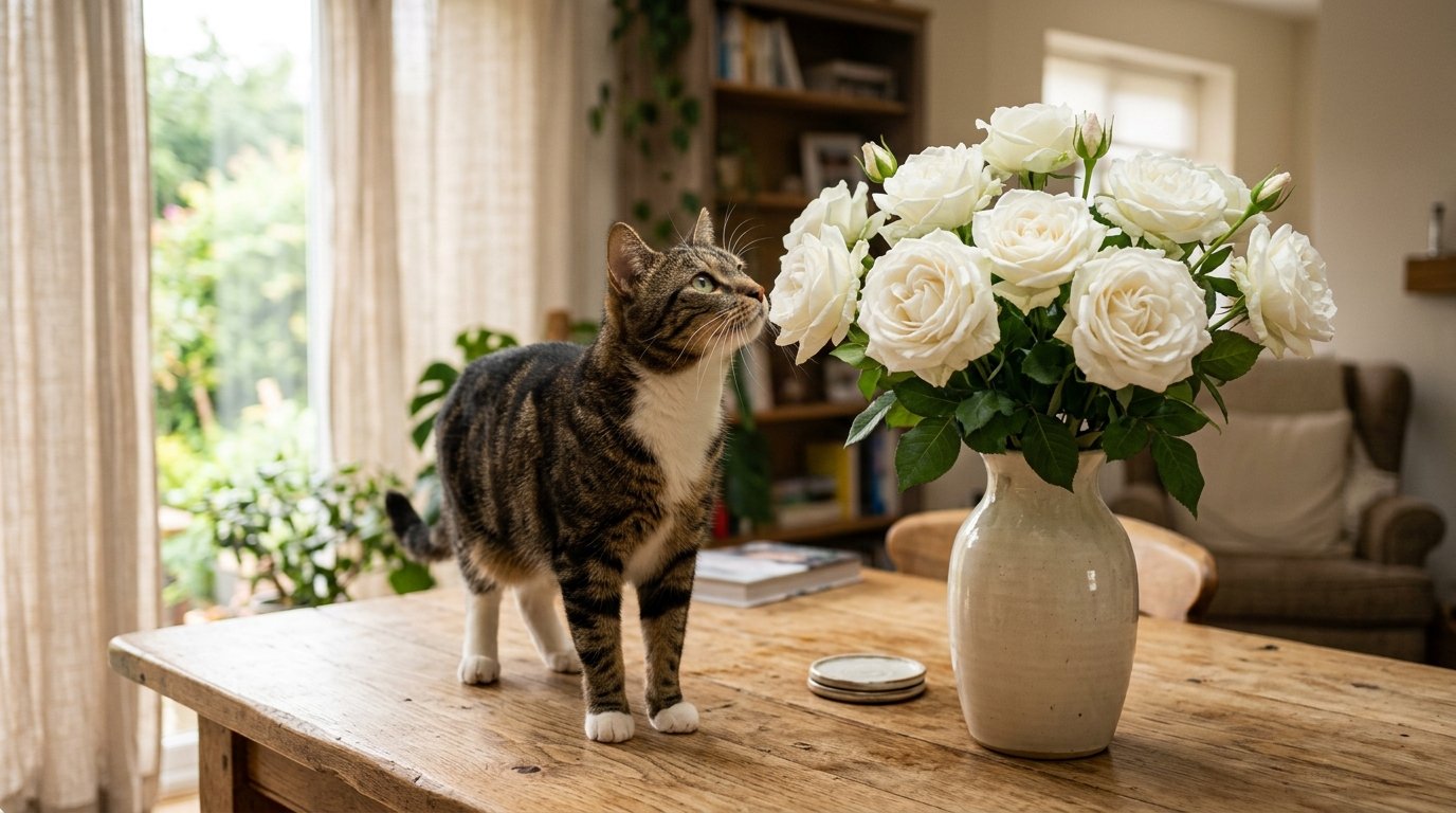 Common indoor houseplants pothos, monstera and peace lily that are toxic to pets
